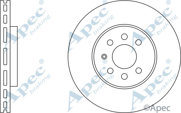 APEC BRAKING stabdžių diskas DSK2328